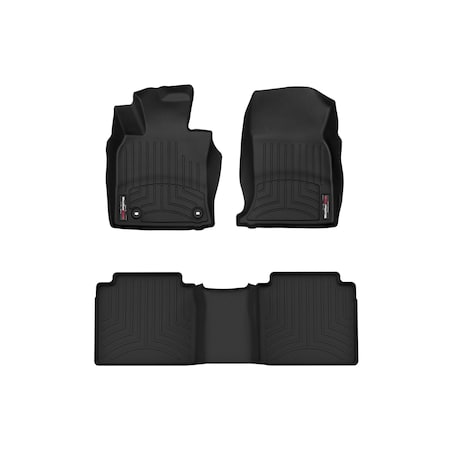Weathertech Black, Front and Rear Floorliners 441624-1-2