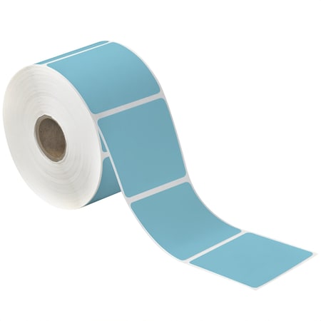 Tape Logic 2 x 3in Blue Desktop Thermal Transfer Labels, 24PK THD214