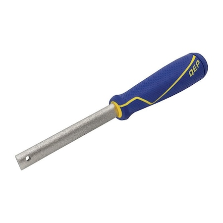Qep Diamond Grit File, Comfort Grip, Non-Slip Handle 10586