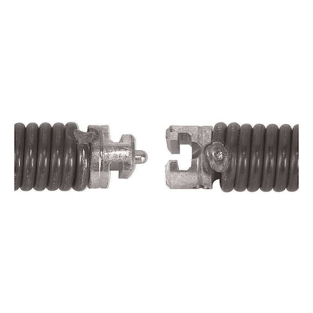 General Wire Spring Sectional Drain Cleaning Cable 7/8 in. x 15 ft. Open Wound Chrome 15R-10