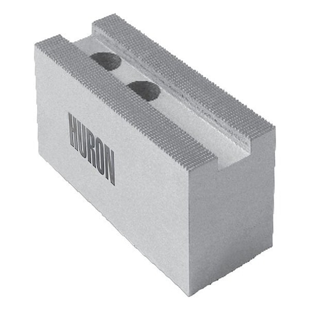 Huron Lathe Jaw, 2 in H, Aluminum AKT8PL