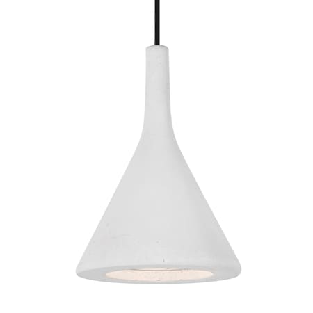 Besa Lighting Besa Gala Pendant, White, Black Finish, 1x 9W LED 1JT-GALAWH-LED-BK