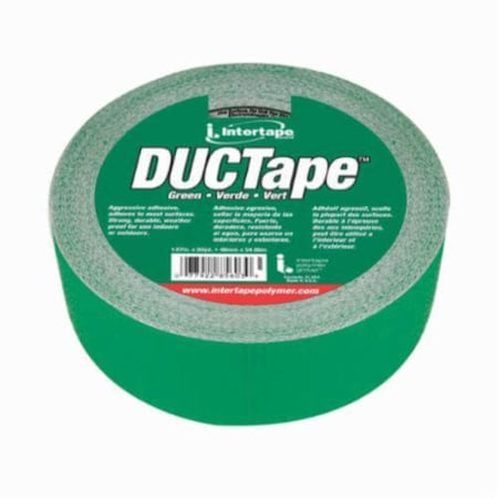 Intertape AC20 Colors Utility Grade Duct Tape, 54.8 m L x 48 mm W, 9 mil Thick, Natural rubber/Resin Adhesive 20C-GR 2