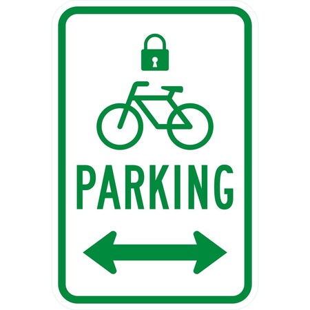 Lyle Parking <--> (W/Symbols), 12x18, High Intensity Prismatic, White G-3883-HI_12x18