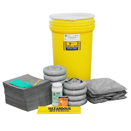 Enpac 55-Gallon Spill Kit, Universal, Yellow 13-55-U