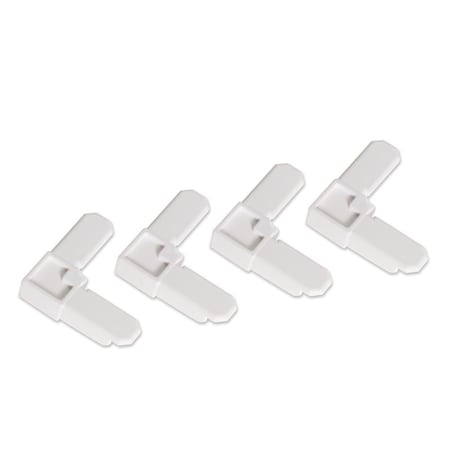 M-D Building Products White Plastic Frame Corners 7/16 in. H 1 pk 58635
