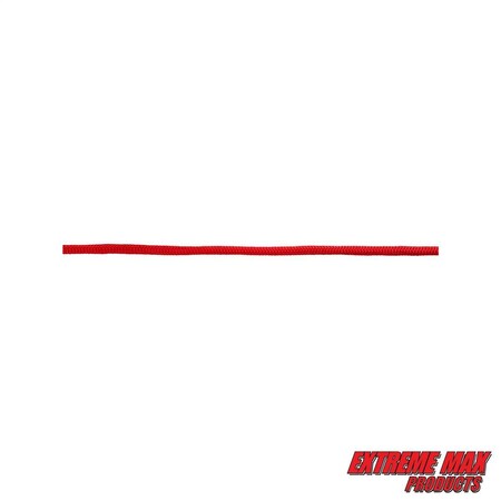 Extreme Max 3008.0541 Red Type III 550 Paracord Commercial Grade - 5/32" x 100' 3008.0541