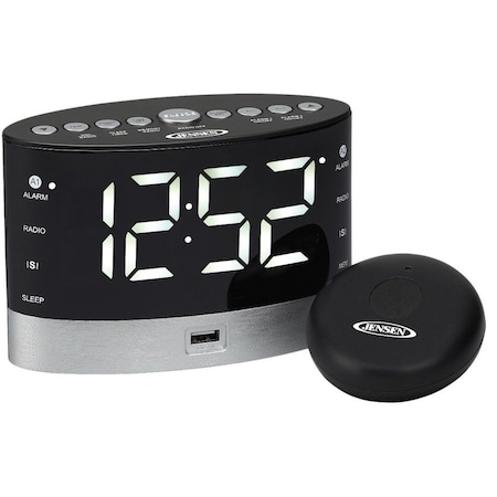 Jensen JCR-255 Clock Radio - LED - Dual Alarm - AM, FM JCR-255