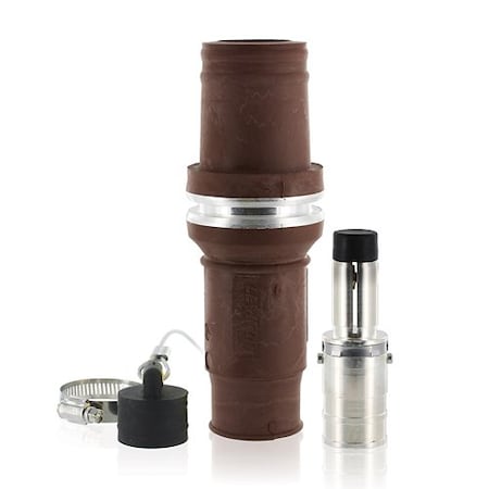 Leviton Single Pole Inline, 1,135 A, Male, Brown 49M77-H