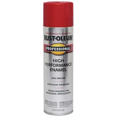 Zinsser 15 Oz Safety Red Professional High Performance Enamel Spray 7564-838