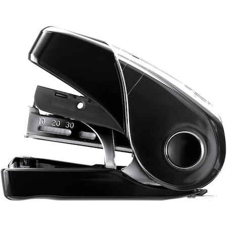 Max Flat Clinch Mini Stapler, Black MXBHD10FL3BK