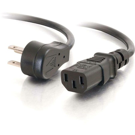 C2G 3ft UNIVERSAL FLAT PANEL POWER CORD TAA 27901
