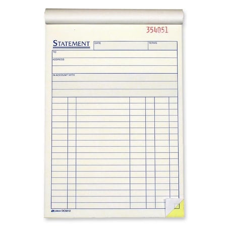 Adams Statement Book 2-part carbonless 50 ST per BK DC5812
