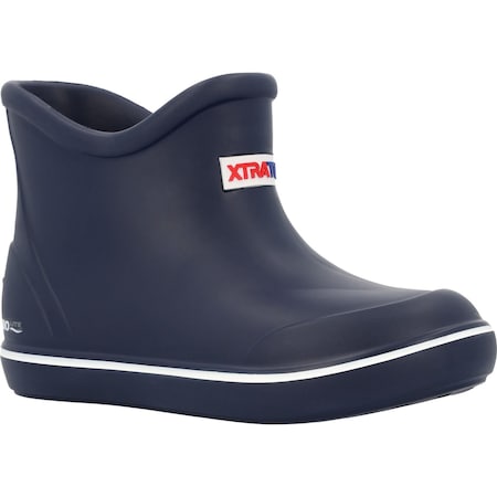 Xtratuf Youth Ankle Boot, Plain Toe Toe, 5 in Height, Navy, 1 XKTF201Y