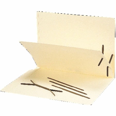 Smead Twin Prong Fasteners, 1" Sheet Capacity, 2-3/4"L Base, Silver, 100/Box 35051