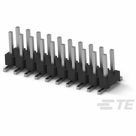 Te Connectivity AGASTAT Board Connector 20 Contacts 2 Rows Male Strai 1-2842142-0