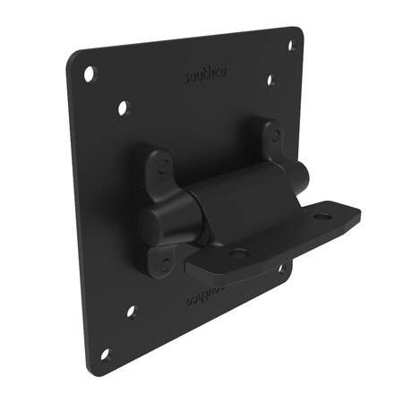 Southco Display Mount, Tilt, Aluminum Alloy, Powder Coat, Black AV-D25-2T65R-50