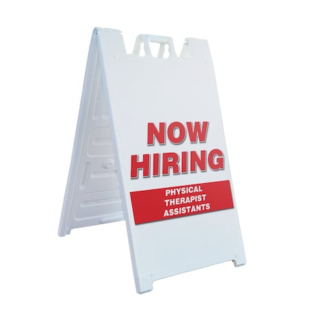 Signmission Physical Therapist Assistants, A-Frame & 2 Sign Inserts, Heavy-Duty Plastic Frame SBHD-C-2436-PHYSICALTHERAPISTASSISTANTS