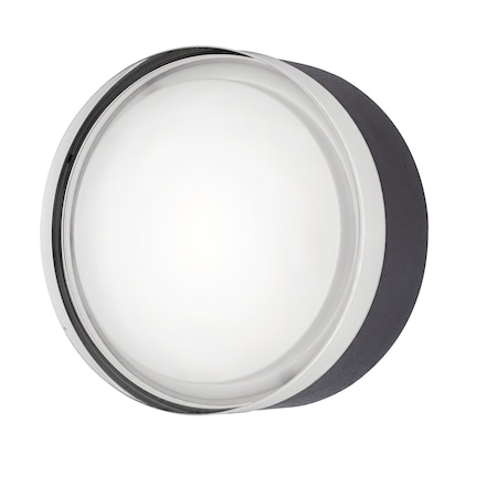 Afx Emma 6in LED Flush Mount, Black EMAF06LAJD1BK