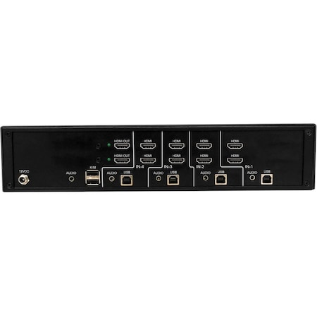 Tripp Lite SECURE KVM SWITCH, 4-PORT, DUAL HEAD, HDMI TO HDMI, 4K, NIAP PP4.0, AUDIO, TAA B002-H2A4-N4