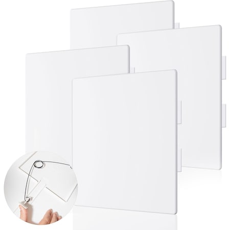 Morvat 12x12 Adjustable Spring Access Panel for Drywall & Ceiling, 4PK MOR-PAP-ADJ-SPRING-1212-4PACK-A