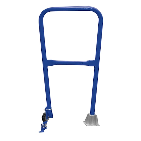 Vestil Steel Dock Safety Swing Gate 2 Ft. Length Blue SSG-2-BL