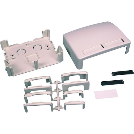 Legrand Data Box, 3.75 in W, 5 in L, Ivory PDB2CMV