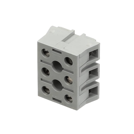 Middleby Terminal Block, 600V, 50A, 3 Pole 44390