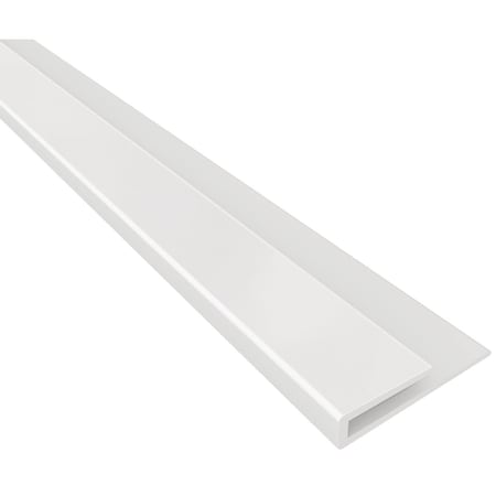 Acp Bath & Kitchen 1/8''x8 ' Wht PVC End Cap Wall Paneling Molding 911-00
