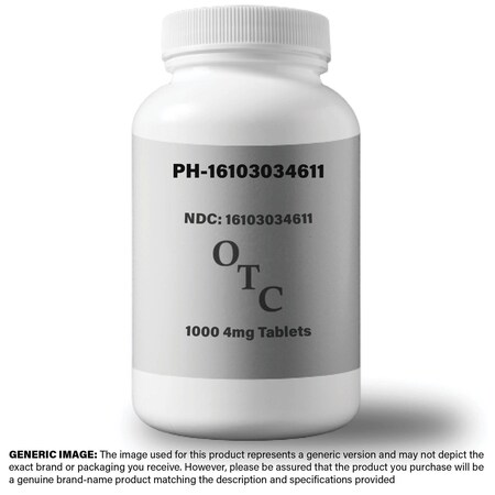 Pharbechlor Tablets, 4mg, 1000PK 16103034611