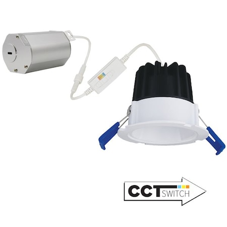 Elco Lighting 2in LED Round Elm Downlight with 5-CCT Switch ERT2L06CT5