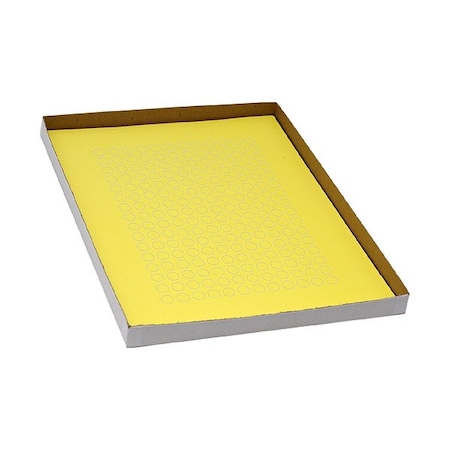Zoro Select Cyro Label, Yellow, Polypropylene, PK20 GRAING-C84
