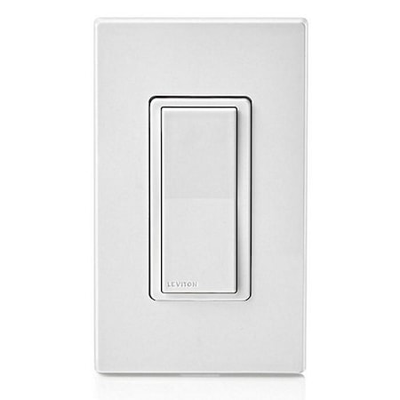 Leviton Wall Switch, White, 4.1 in H ZS10S-D0Z