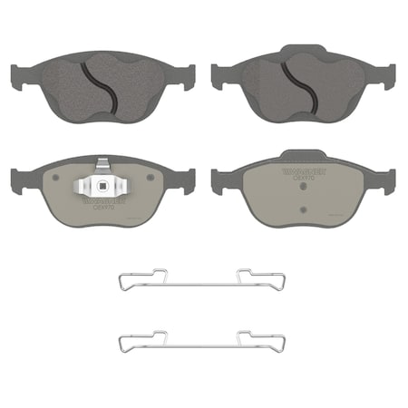 Wagner Brake OEX Front Disc Brake Pad Set Premium Ceramic,  OEX970
