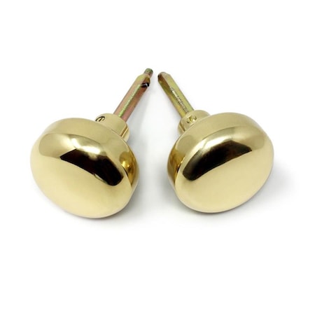 Patioplus Mortise Lock Door Knob Set with Split Spindle - Polished Brass US3 PA3993523