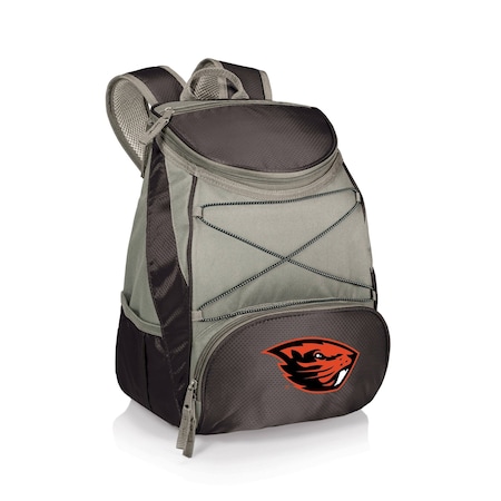 Picnic Time Family Of Brands NCAA Oregon State Beavers PTX Backpack CoolerBlack with Gray Accents 633-00-175-484-0