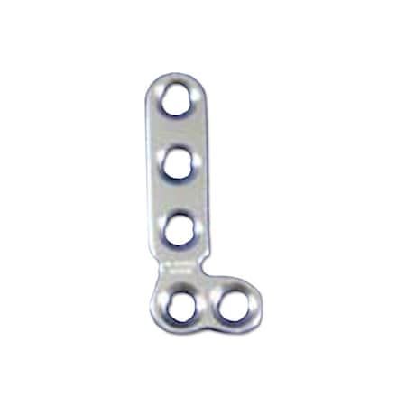 Jorgensen Laboratories "tin-Plate, 2.7mm, 5 hole Left Angled, 32mm L J0428E