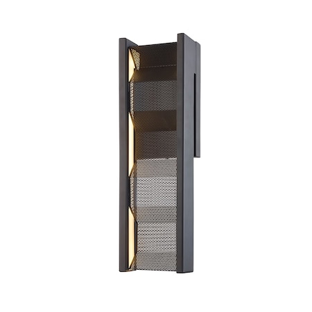 Troy Lighting Fuze 1 Light Wall Sconce 4.75 In. Modern Bronze B6861
