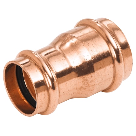 Nibco 1-1/4 in. Press X 1 in. D Press Wrought Copper Reducing Coupling 9001750PCU