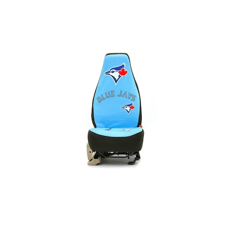 Coverking UNIVERSAL SEAT COVER ULTI-SUEDE WITH TORONTO BLUE JAYS LOGO HYNF6R
