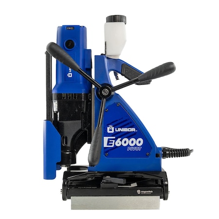 Unibor 2in. x 3in. Forward/Reverse Magnetic Drill for Pipe, DrillSmart Equipped, 120V E6000 PIVOT