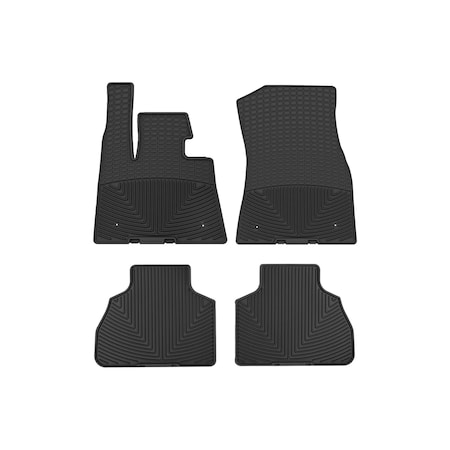 Weathertech Black, Front and Rear All Weather Floor Mats W565-W638