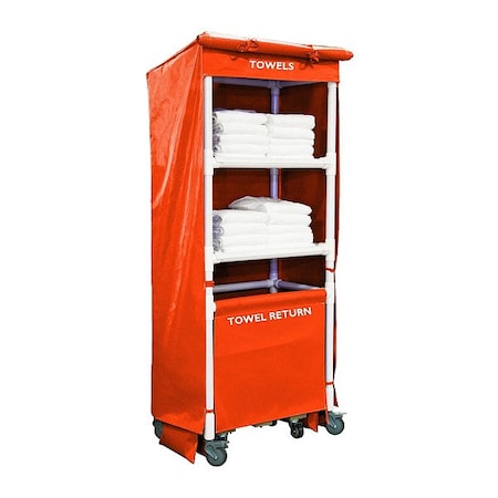 Royal Basket Trucks Towel Station, Orng, Vinyl G42-OOX-TSA-4ULN