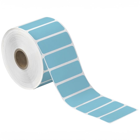 Tape Logic 2 1/2 x 1in Blue Desktop Direct Thermal Label, 18PK THD375