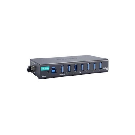 Moxa 4-port industrial-grade USB 3.2 hubs, -40 to 85 degC operating temperature UPort 404A-T