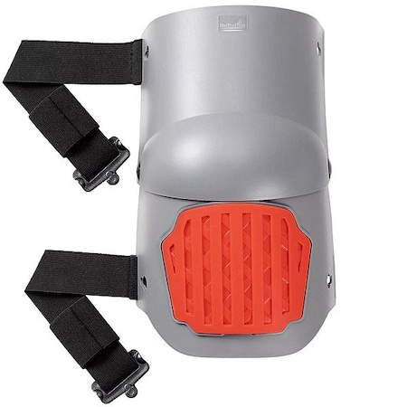 Hultafors Tools Knee Pad, Gel, Foam Pad, Plastic Cap, 2 Straps, Gray HT5280