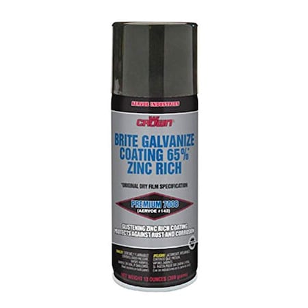 Aervoe Brite Galvanize Coating 65% Zinc Rich net 13 oz., 12PK 7008