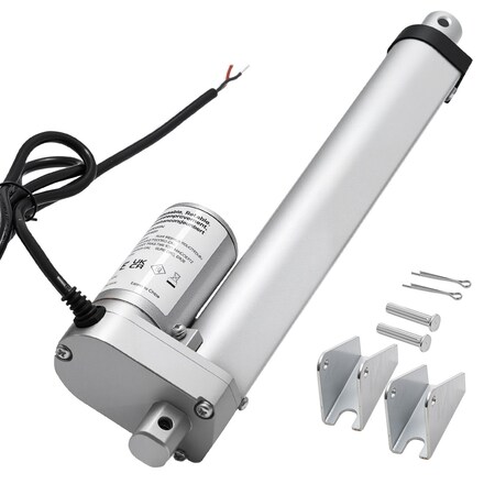 Vevor 12V Linear Actuator 8-inch Stroke 0.6 in/s Linear Actuator 225lbs/1000N IP54 OK648