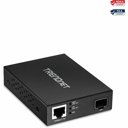 Trendnet GIGABIT POE PD SFP FIBER MEDIA CONVERTER TFC-PGSFP