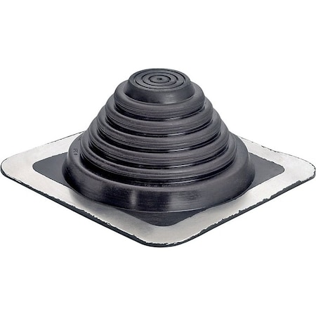 Hercules Master Flash Series Roof Flashing, 10 in OAL, 10 in OAW, Thermoplastic 14053
